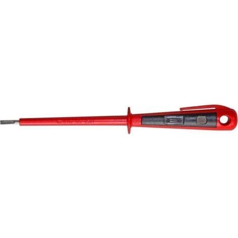 Pair Testeur de tension/testeur de phase jusqu'à 250 V rouge/noir 190 mm (1/4)