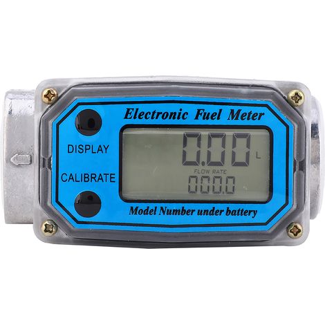Mini débitmètre à turbine numérique débitmètre de carburant diesel 10-200L 1" NPT