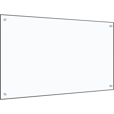 Küchenrückwand Transparent 100×60 cm Hartglas vidaXL