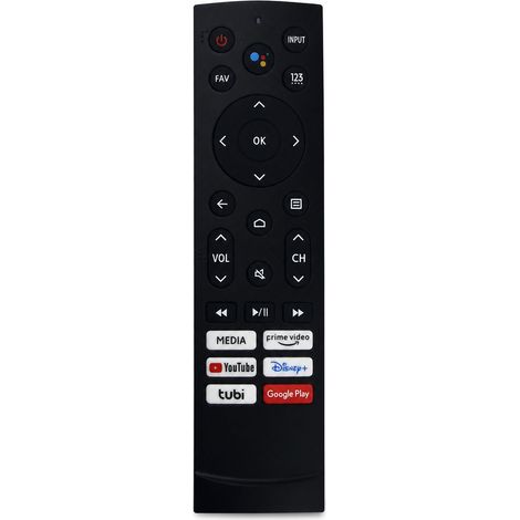 Télécommande TV Compatible avec Hisense ERF3L90H, Sans Configuration, Sans Commande Vocale (1/5)