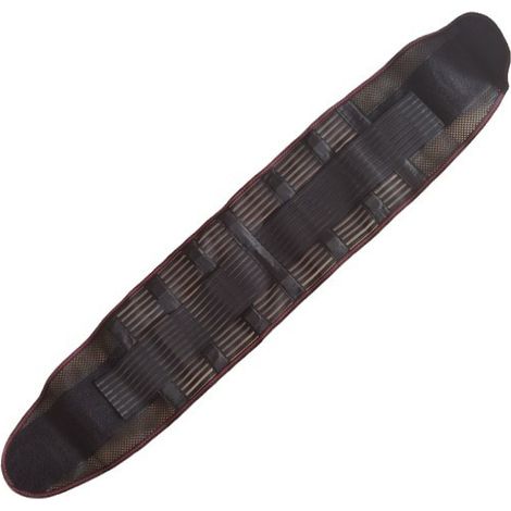 Cintura di supporto lombare rinforzata - Cintura di supporto lombare sottile - Supporto lombare con piastra traspirante - Cintura di supporto lombare - Cintura - XL (1/2)