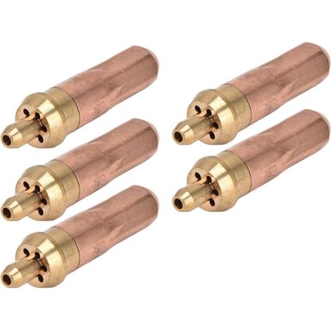 Pointes de torche, haute concentricité Pointe de coupe en acétylène épaissie pour fonctionner (1/5)