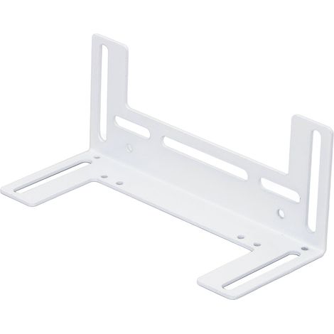 Support de ventilateur de radiateur pour ordinateur, en acier inoxydable épais, silencieux, pour ventilateurs de 8, 9 et 12 cm (blanc). (1/5)