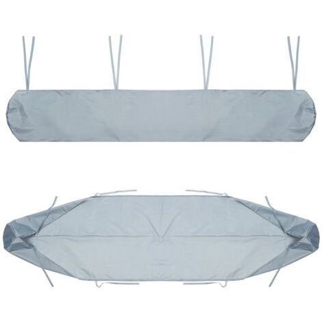 BUNTHAUS Housse de protection pour auvent extérieur, argent 3,5 m/11,48 pieds, housse de protection pour auvent de terrasse, housse de store enrouleur rétractable, tissu Oxford imperméable à la poussi (1/5)