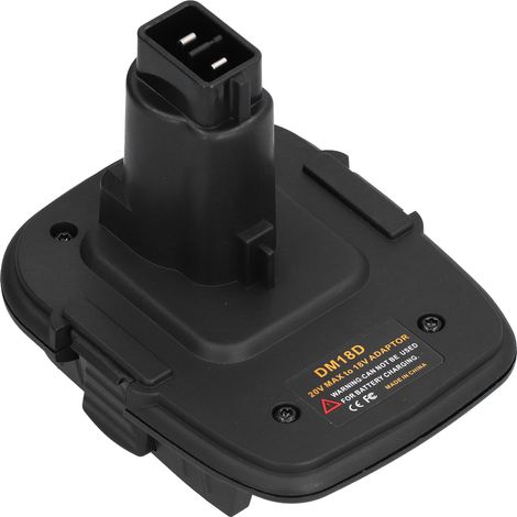 Kit adaptateur de batterie Milwaukee DM18D 18 V avec connecteur d'alimentation de base