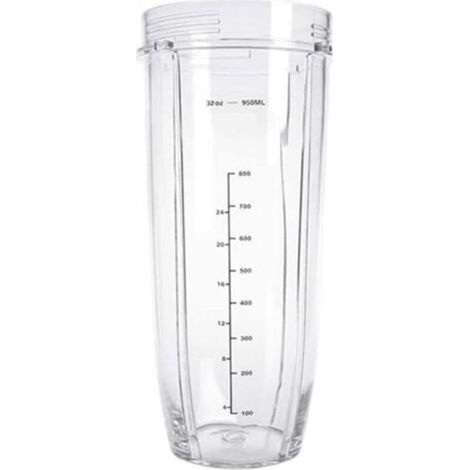 Gobelet Mélangeur Compatible Avec Ninja, Gobelet For Extracteur De Jus Grande Capacité 950 Ml, Ensemble De Pièces De Rechange For Mélangeurs(32oz) (1/5)