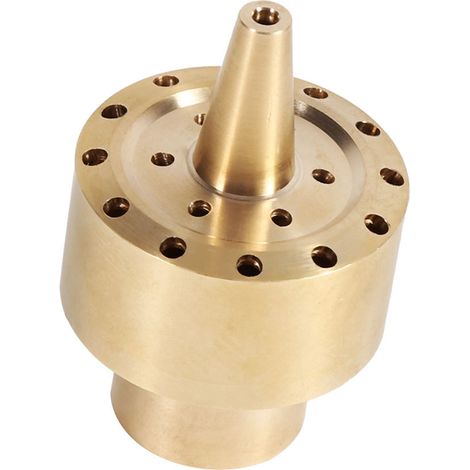 Buse d'arrosage en laiton doré pour fontaine de jardin ou bassin (1/2") (1/5)