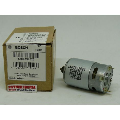 Original Ersatzteil BOSCH 2609199626  13-Zahn-Gleichstrommotor (144 V - 18 V)
