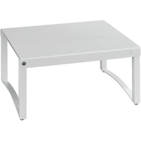 QORVA-Etagère télescopique à poser, Etagère cuisine, Blanc (1/5)