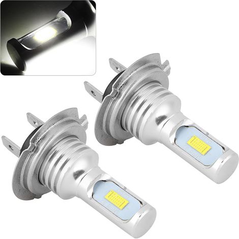 2 Stück 80W 6000K Universal H7 LED-Auto-Nebelscheinwerfer Weiß 12V (1/5)