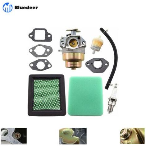Vergaser mit Dichtungssatz und Luftfilter für Honda GCV135, GCV160 und GC135/GC160 Motoren – Kompatibel mit HRB216, HRR216, HRS216, HRT216, HRZ216 – Ersetzt 16100-Z0L-023 – Bluedeer (1/5)