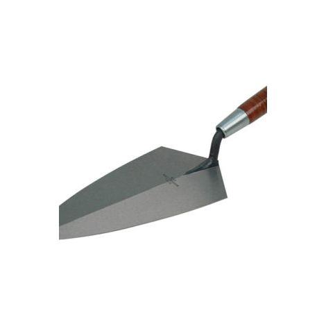 Marshalltown M1912L 19L Philadelphia Pattern Brick Trowel Leather Handle 12in M/T19L12