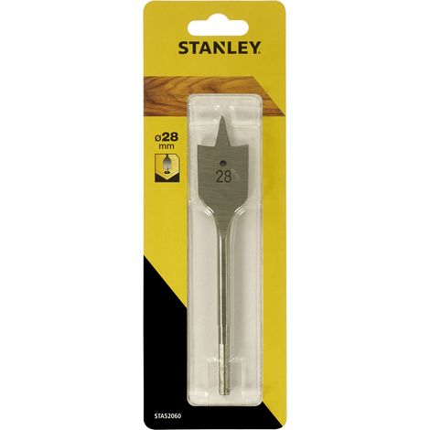 Broca de pala con punta de centrar y bordes afilados ø 28mm STANLEY STA52060-QZ