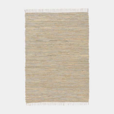 Tapis en matière recyclée - Japandi - Couleurs nudes - 140 x 200 cm (1/5)