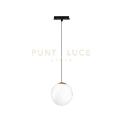 SOSPENSIONE PER BINARIO MAGNETICO E SFERA D.15CM ORO LED 3000K 624LM 8W