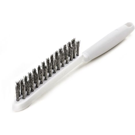 Brosse à main lessmann 5x285 acier inoxydable ergonomique