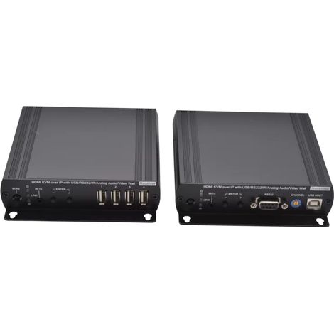 Elbac S15016-BK Déport HDMI et 4x USB sur RJ45 en Réseau