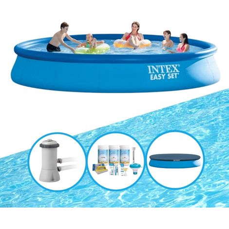 Intex Piscine Easy Set Ronde - 457x84 cm - 4-pièces  S22424 (1/5)