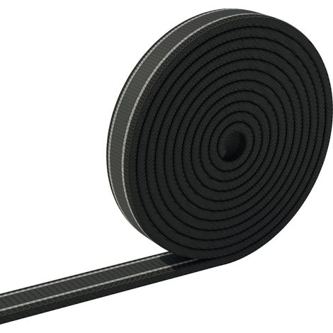 Barra conductora eléctrica flexible, 1 m, 24 V CC, 48 V CC, FiberFLEX, negra (1/5)