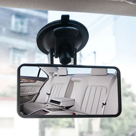 Specchietto retrovisore interno per bambini, con ventosa regolabile, infrangibile, da fissare al parabrezza di un camion o SUV. (1/5)