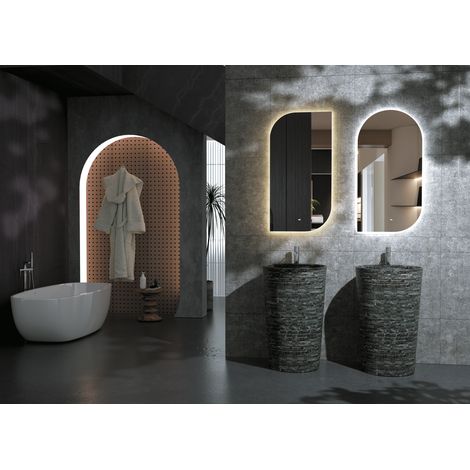 Espejo con luz led para baÃ±o, vestidor, maquillaje - Espejo con sistema de encendido con sensor de movimiento - Anti-vaho incorporado y luz frÃ­a (1/3)