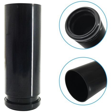 Union – Pipe d'évacuation droite pour WC suspendu 90 mm – PE-HD avec joint EPDM – Installation murale horizontale – Compatible Geberit