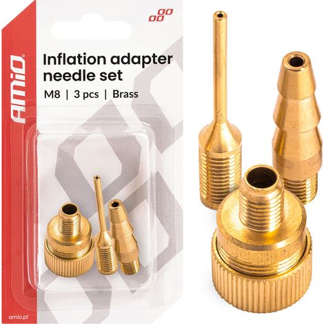 Kit adattatore di gonfiaggio M8 amio-04502 (1/5)