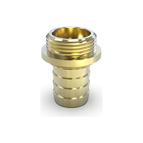 ABA Beul 10002.210.2 Raccord de Tuyau filete avec Ceinture, cuivre, 3/8 x 13 (1/5)