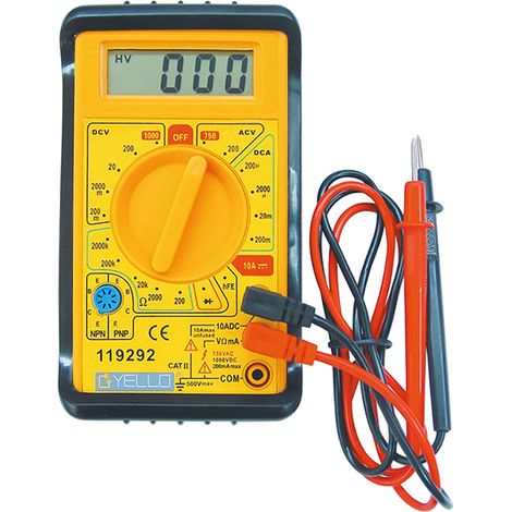 Tester Digitale Misura Corrente Cc Max 10A Hit M83