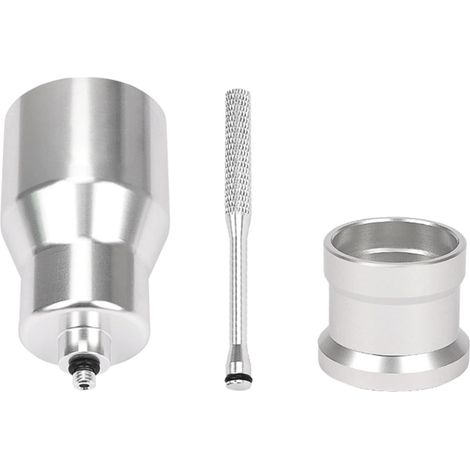 Embudo de aceite de freno de bicicleta de aleación de aluminio con base de tope, purgador hidráulico de disco para ciclismo de montaña (kit MTB) (1/4)