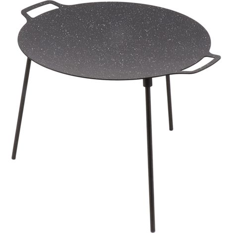 Grille Barbecue Rond Antiadhésive 6 Couches Poignées Pierre Médicale Plaque 30cm Hauteur Cuisinière Four 14,2in (1/5)