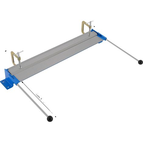 Plieuse à Métal, Capacité de Pliage de 0 à 90°, Construction en Acier Durable, Bleu (1/2)