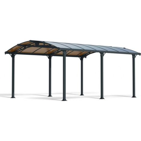 Tucson 5000 Garden Gazebo - Grey - L507 x W359 x H242 cm