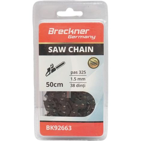 Catena per motosega, passo 325, 38 denti, 1,5 mm, lunghezza 50 cm Breckner Germany (1/4)