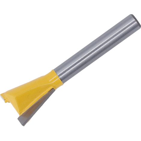 Fraise à queue d'aronde à 6 poignées jaune, fraise à bois en carbure, 65/8 (1/5)