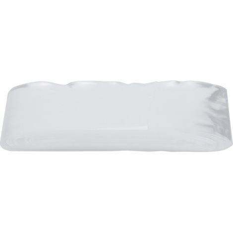 50m x 50mm Gaine Plastique Alimentaire Non Comestible pour Saucisses, Jambon, Hot Dog, Coque à Saucisse