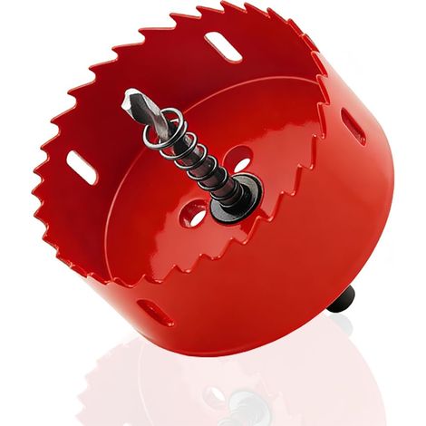 Scie Cloche Bimétallique 70 mm Perceuse Universelle HSS M42 Scie Cloche Avec Arbre Triangulaire pour Bois PVC Aluminium Métal Inoxydable (1/5)