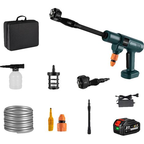 Nettoyeur haute pression, pression de 200 BAR, sortie 6-en-1, 1 Batterie (1/2)