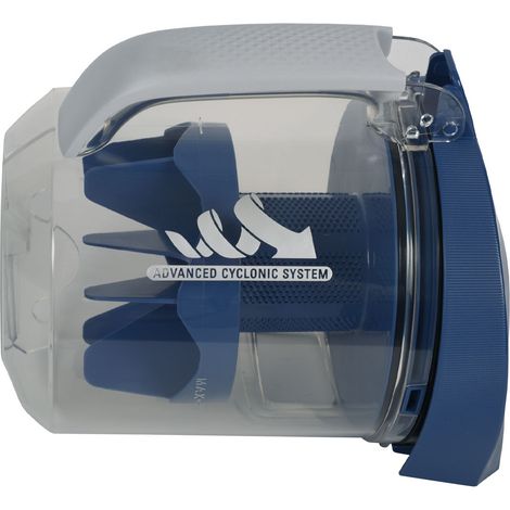 Bac à poussière, Séparateur bleu complet