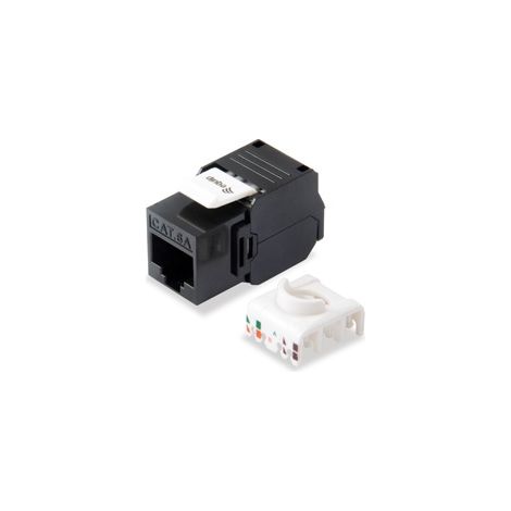 Kit 8 unités Rj45 femelle Utp Cat6a Panneau Keystone Outil gratuit Ref- 769226
