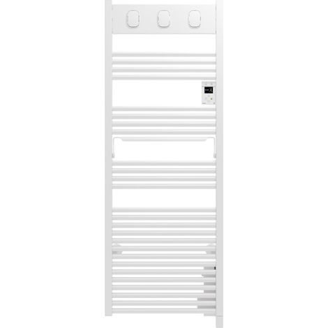 SAUTER Sèche-serviettes électrique à inertie fluide Marapi 2 750W SAUTER blanc (1/5)