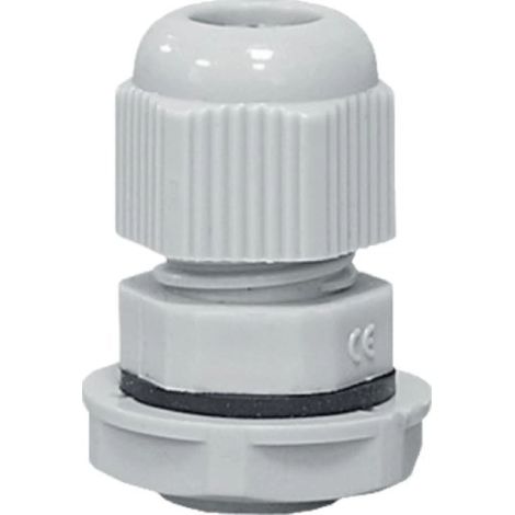 Kabelverschraubung 10-14 mm M20 IP68 grauer Kunststoff 34.520