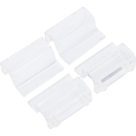 Support De Couvercle en Verre pour Aquarium, Lot De 4, Accessoire De Pince De Support à Clip en Acrylique pour Aquariums (4.5cm) (1/5)