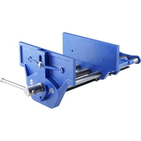 VEVOR Tornillo de Banco para Carpintería Prensa de Banco de Hierro Fundido 600x270x195 mm Tornillo de Carpintero con Palanca de Liberación Rápida para Trabajo de Madera, Cortar, Taladrar y Bricolaje