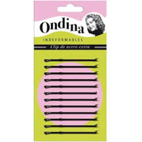 EUROSTIL BOLA NEGRO NEGRO CLIPS ONDINA 70MM CARTON 1UN