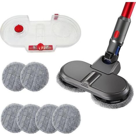 Cabezal de limpieza para fregona eléctrica con depósito de agua para Dyson V7 a V11 (1/4)