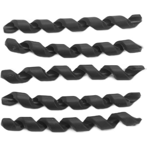 5 Pièces Manchons de Câbles TPR Noir pour Vélo, Installation Rapide et Simple