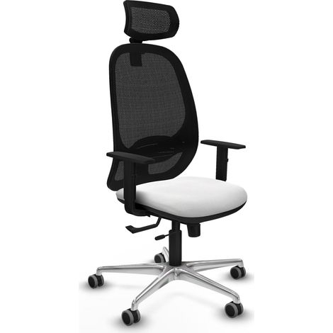 Silla de oficina piqueras y crespo Cilanco negro tela transpirable (1/2)