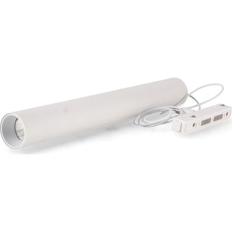 IluminaShop - Lampara Colgante Blanca II 10W para Carril Magnetico Detail Chip Osram 48V Monofasico CRI 90 UGR 17 Serie Detail Blanco Calido 3000K (1/2)
