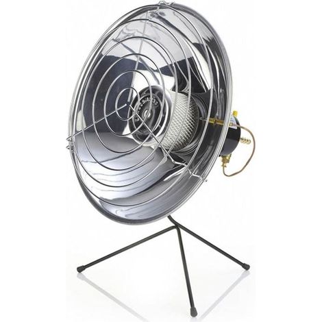 STUFA A PARABOLA A GAS GPL CON VALVOLA DI SICUREZZA STOP GAS 2600 W (1/2)